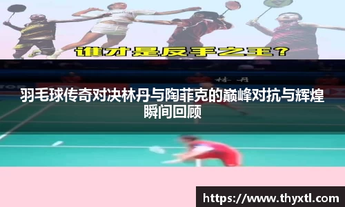 羽毛球传奇对决林丹与陶菲克的巅峰对抗与辉煌瞬间回顾